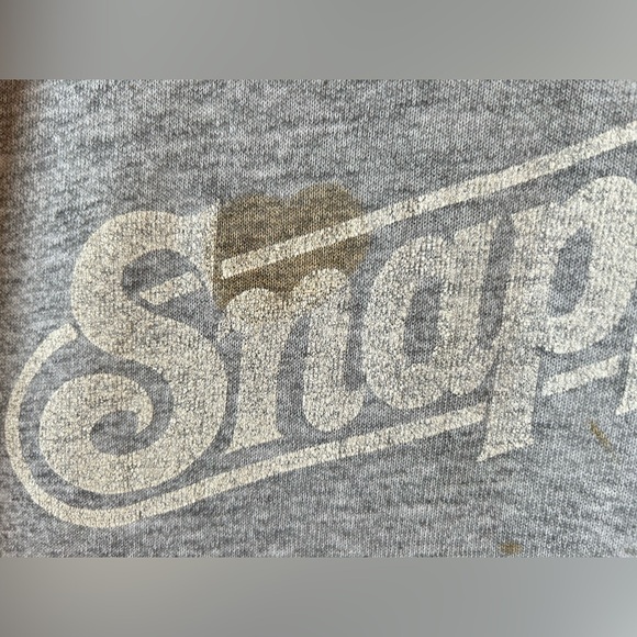 Vintage 80s Snapple crewneck sweater sweatshirt snack drinks Screen Stars Tee - Picture 6 of 15